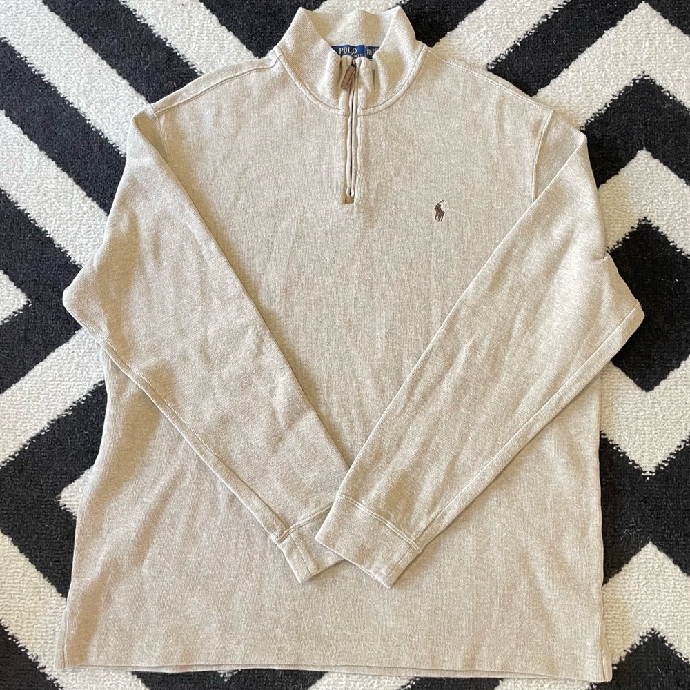 Polo Men Quarter Zip Size XXL